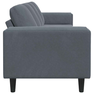 vidaXL Living Room Sofa Dark Grey 250 x 77 x 76 cm