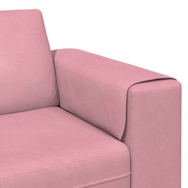 vidaXL Living Room Sofa Pink 250 x 77 x 76 cm