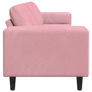 vidaXL Living Room Sofa Pink 250 x 77 x 76 cm
