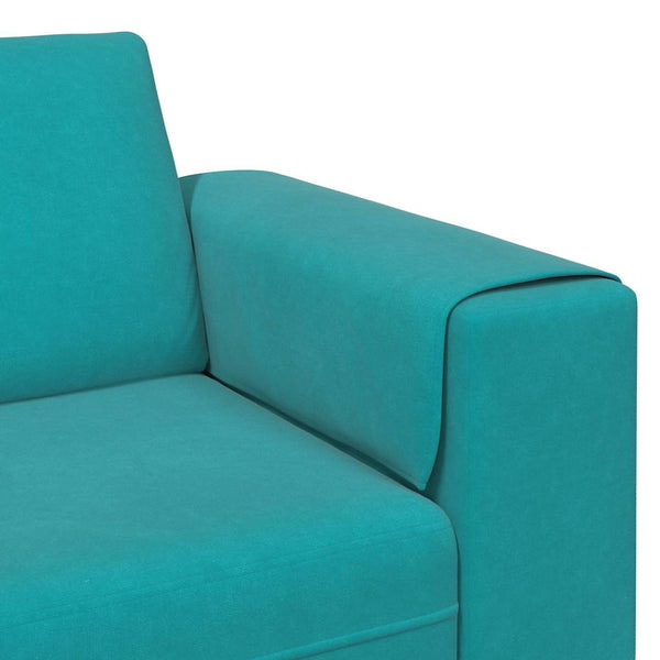 vidaXL Living Room Sofa Turquoise 250 x 188 x 76 cm