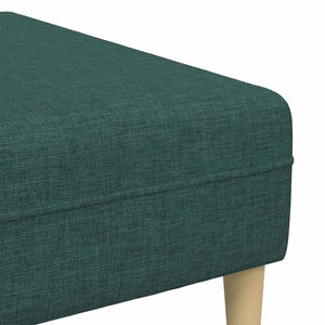 vidaXL Living Room Sofa 3 pcs Dark Green Polyester