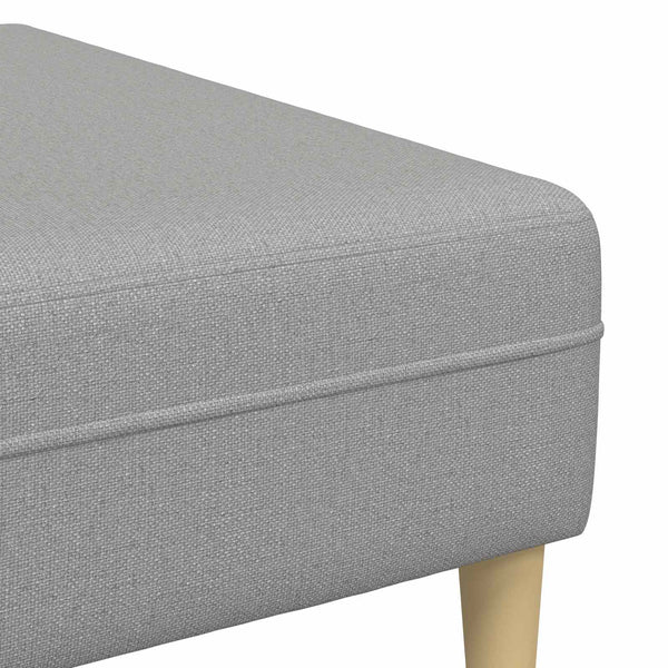 vidaXL Living Room Sofa 3 pcs Cloud Grey 250 x 188 x 76 cm Polyester