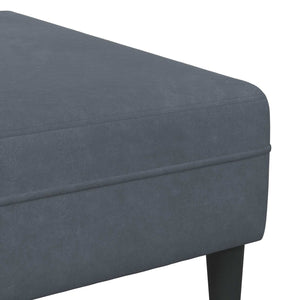 vidaXL Living Room Sofa 3 pcs Dark Grey 250 x 188 x 76 cm