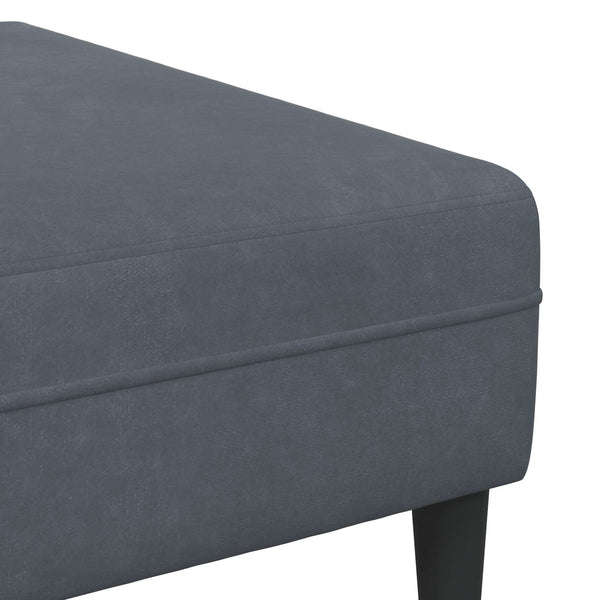 vidaXL Living Room Sofa 3 pcs Dark Grey 250 x 188 x 76 cm