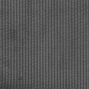 vidaXL Sofa Dark Grey 250 x 188 x 76 cm Corduroy Fabric