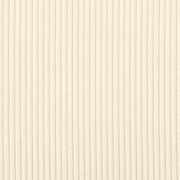 vidaXL Sofa Cream 250 x 188 x 76 cm Corduroy Fabric