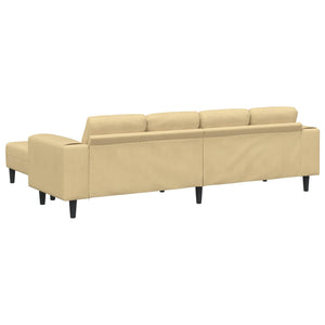 vidaXL Sofa Grey-Green 250 x 188 x 76 cm Corduroy