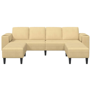 vidaXL Sofa Grey-Green 250 x 188 x 76 cm Corduroy