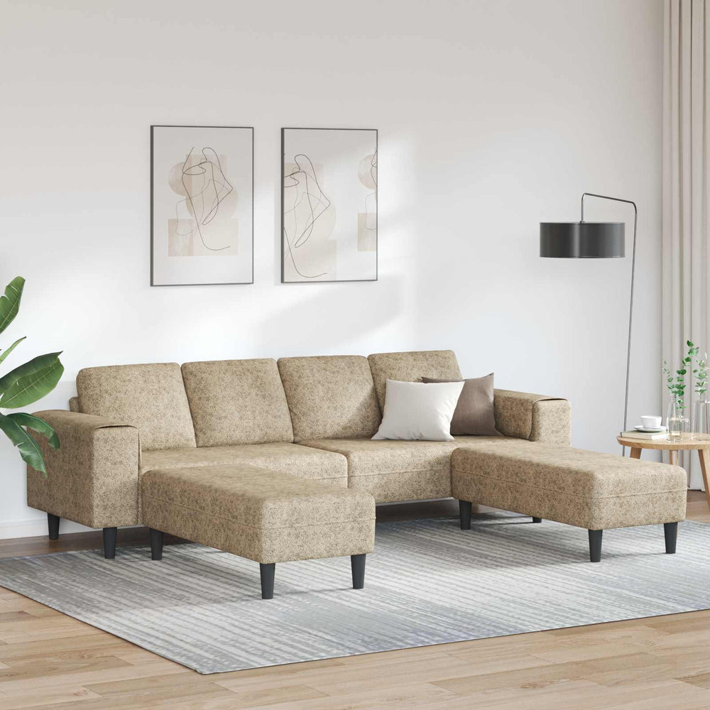 vidaXL Living Room Sofa Set 3 pcs Light Grey