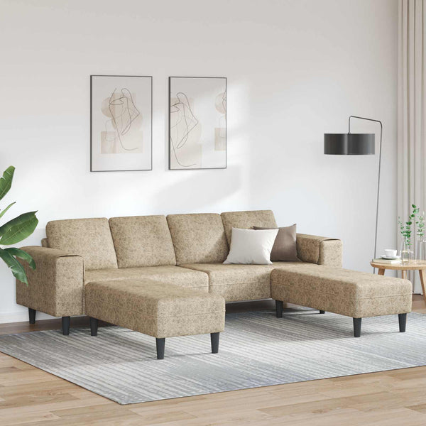 vidaXL Living Room Sofa Set 3 pcs Light Grey