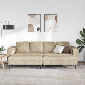 vidaXL Living Room Sofa Set 3 pcs Light Grey