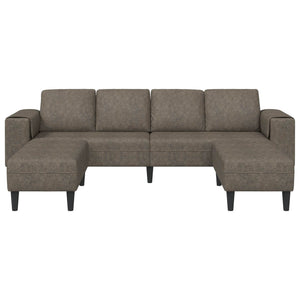 vidaXL Living Room Sofa 3 pcs Dark Grey