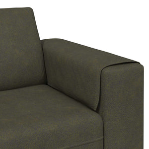 vidaXL Living Room Sofa 3 pcs Olive Green