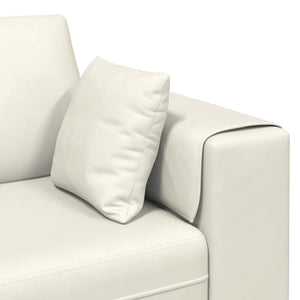 vidaXL Sofa Cream 250 x 77 x 76 cm Velvet