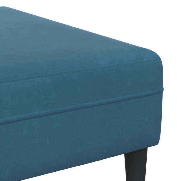 vidaXL 3-Piece Sofa Blue 250 x 188 x 76 cm Velvet