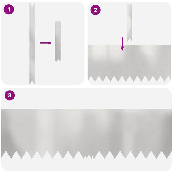 vidaXL Lawn Edging 30 pcs Silver 100 x 0.05 x 30 cm Stainless Steel