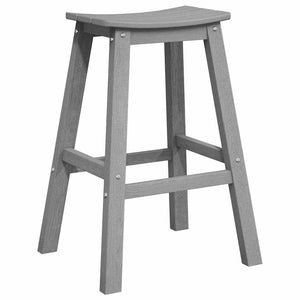 vidaXL Garden Bar Set 3 Pieces Light Gray HDPE
