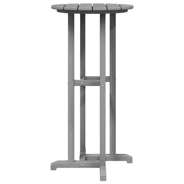 vidaXL Garden Bar Set 3 Pieces Light Gray HDPE