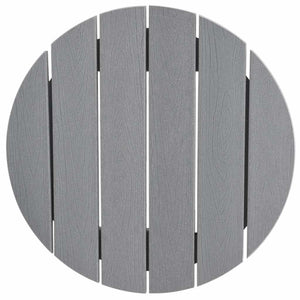 vidaXL Garden Bar Set 3 Pieces Light Gray HDPE