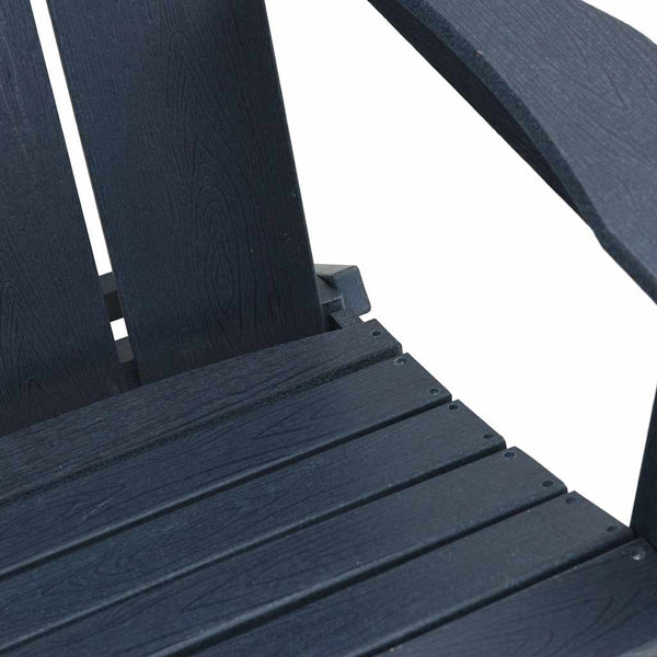 vidaXL Garden Chair 3 pcs Navy Blue 80.5 x 74.5 x 92 cm Polyethylene