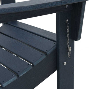 vidaXL Garden Chair 3 pcs Navy Blue 80.5 x 74.5 x 92 cm Polyethylene