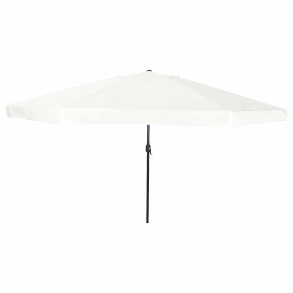 vidaXL Garden Parasol Sand 394 x 394 x 248 cm Polyester and Steel