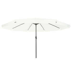 vidaXL Garden Parasol Sand 394 x 394 x 248 cm Polyester and Steel