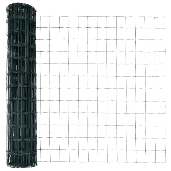 Eurozaun Grün 1,2 x 10 m, PVC-beschichtet