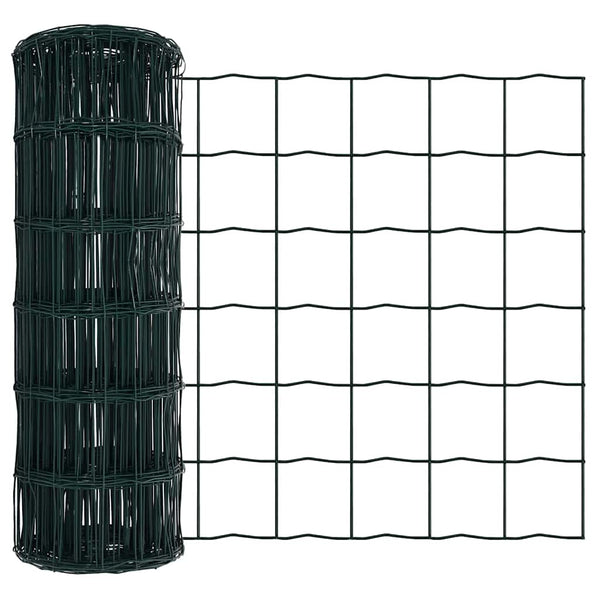Eurozaun Grün PVC-beschichtet 0,4 x 10 m