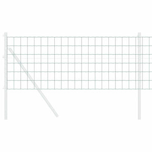 vidaXL Euro Fence Green 0.8 x 25 m PVC-Coated Iron