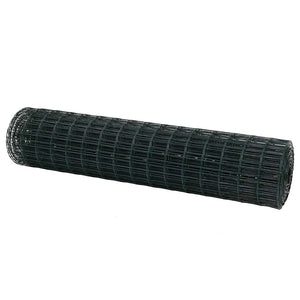 vidaXL Euro Fence Green 1.2 x 25 m PVC-Coated Iron