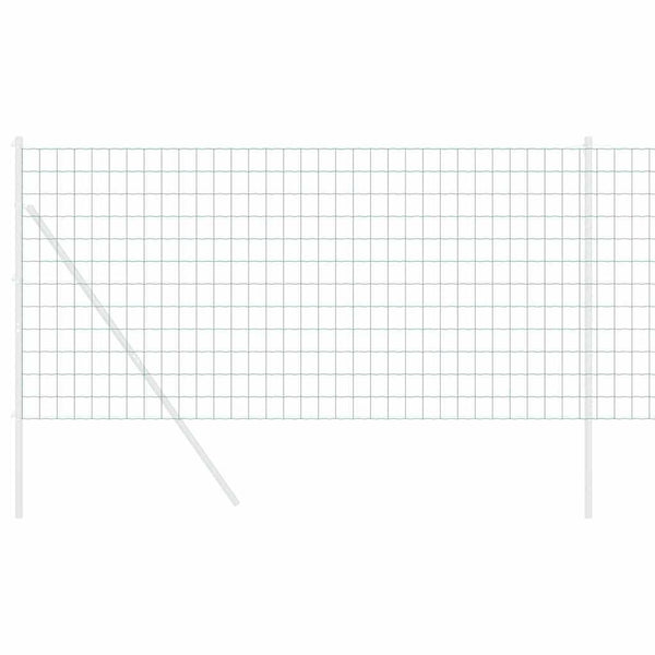 vidaXL Euro Fence Green 1.2 x 25 m PVC-Coated Iron