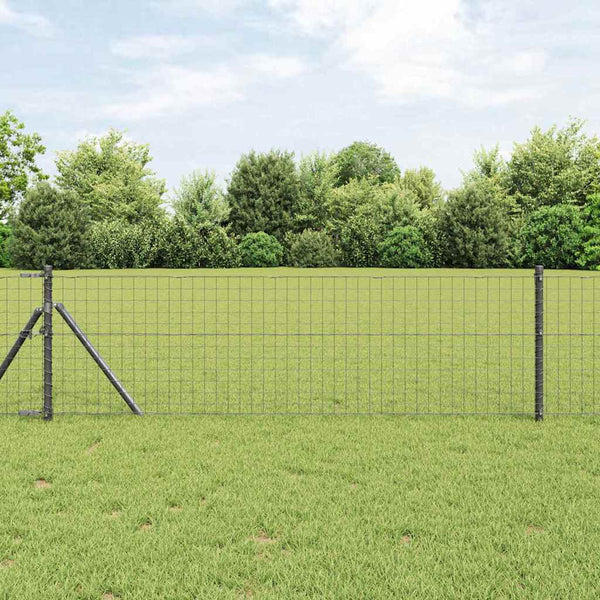 Eurozaun Grau PVC-beschichtet 0,4 x 50 m