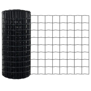 Eurozaun Grau PVC-beschichtet 0,4 x 50 m