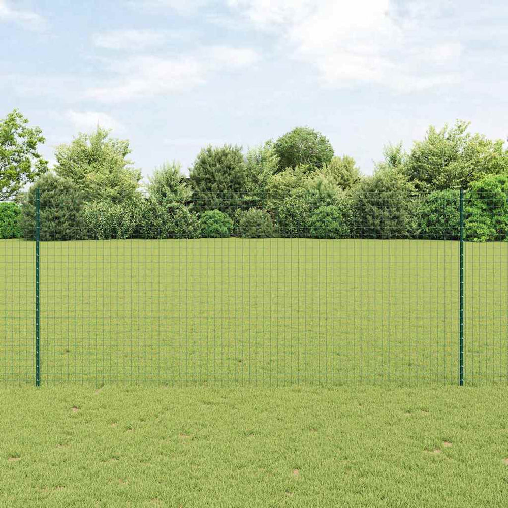 Zaunpfosten Grün Stahl 180 cm, 22 Stk.