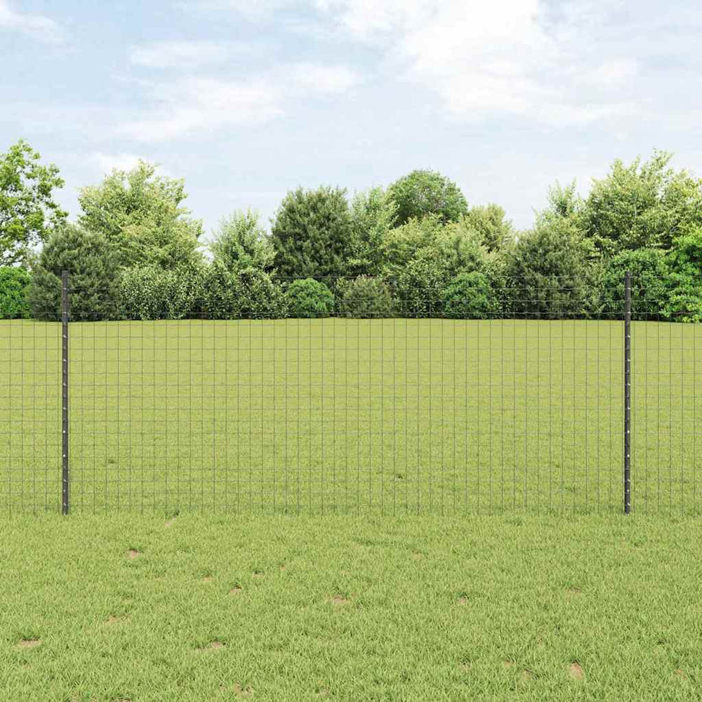 Stahl Zaunpfosten Grau 140 cm, 44 Stk
