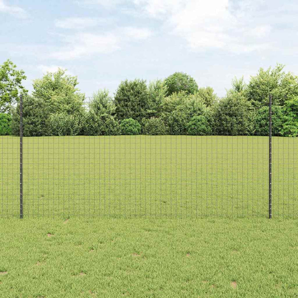 Zaunpfosten Stahl Grau 160cm - 44er Set