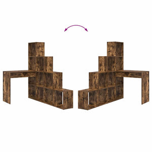 Eckschreibtisch Geräucherte Eiche 149,5 cm