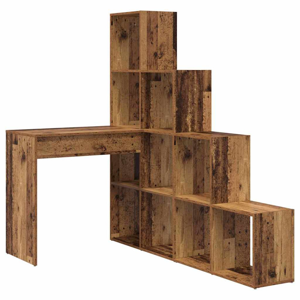 Eckschreibtisch Altholz, 149,5 cm breit
