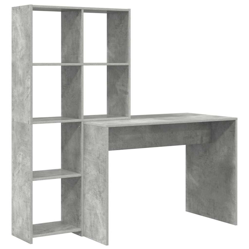 Schreibtisch Beton Grau 138,5 cm