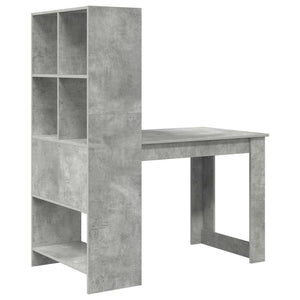 vidaXL Desk Concrete Grey 122 x 67 x 145 cm Engineered Wood