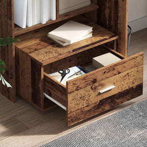vidaXL Desk Reclaimed Wood 131.5 x 50 x 106.5 cm Engineered Wood