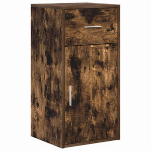 vidaXL Corner Desk Smoked Oak 102 x 88 x 75 cm
