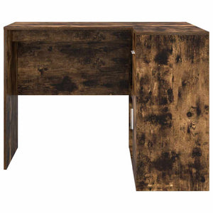 vidaXL Corner Desk Smoked Oak 102 x 88 x 75 cm
