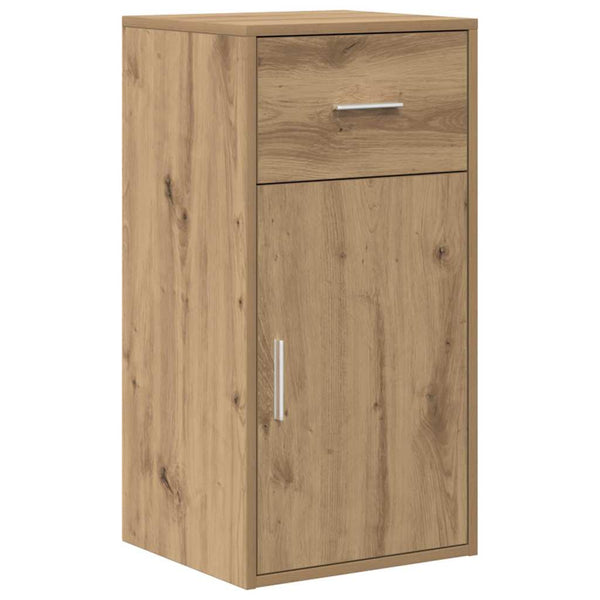 vidaXL Corner Desk with Drawers Artisan Oak 102 x 88 x 75 cm
