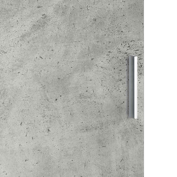 vidaXL Desk 2 pcs Concrete Grey