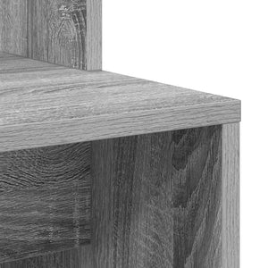 vidaXL Desk 2 pcs Sonoma Grey