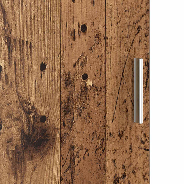 vidaXL Desk 2 pcs Reclaimed Wood