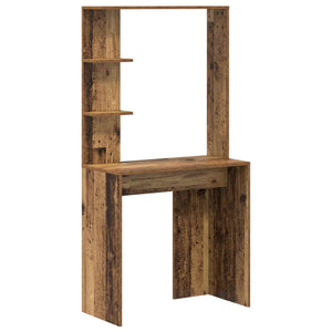 vidaXL Desk 2 pcs Reclaimed Wood
