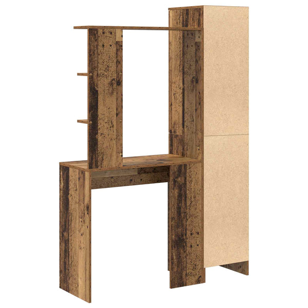 vidaXL Desk 2 pcs Reclaimed Wood